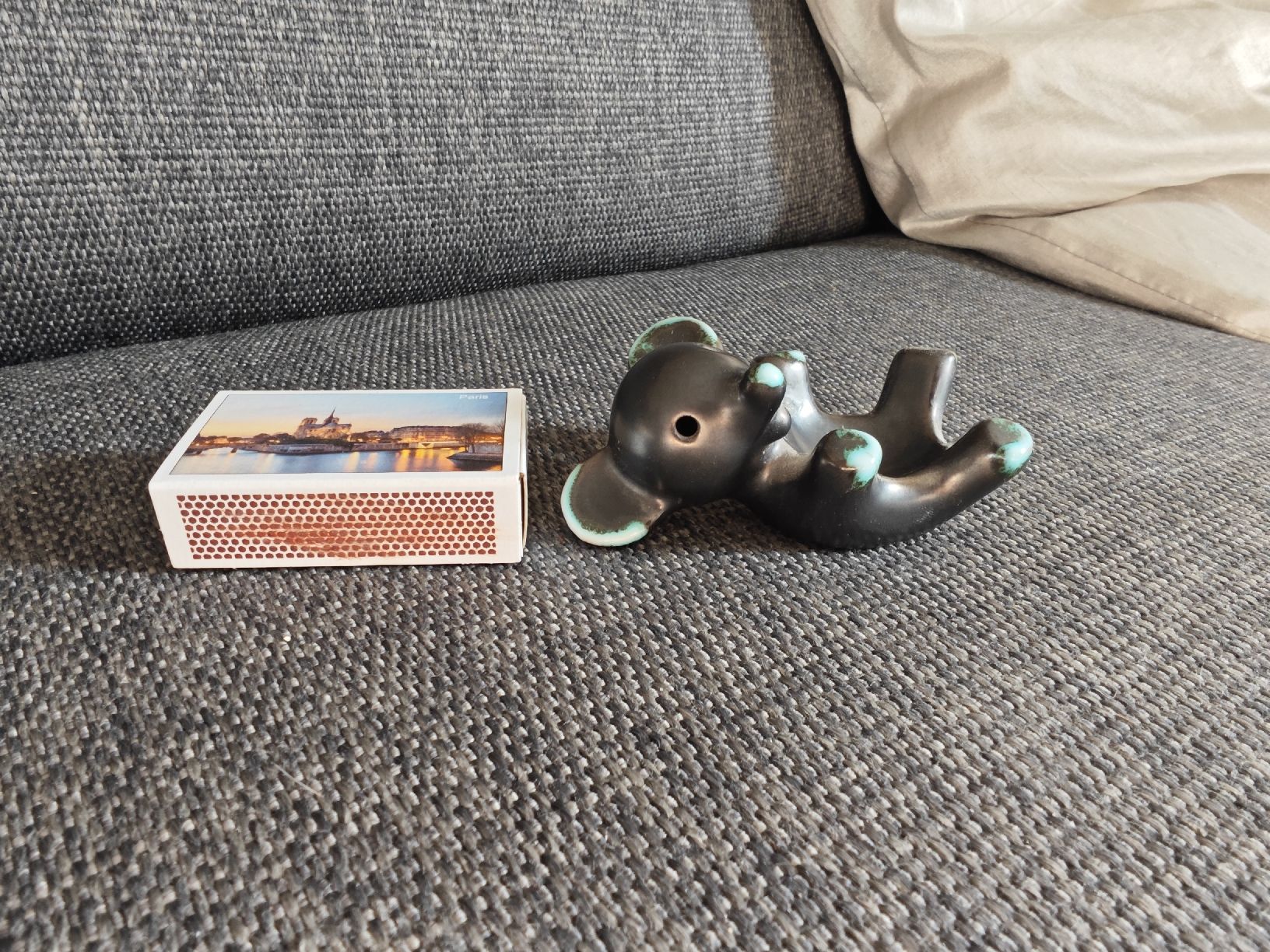 Figuren: Walter Bosse 1950s Ceramic Bear - Pottery Grau – Gebraucht aus Altendorf von Crazycat_ 1
