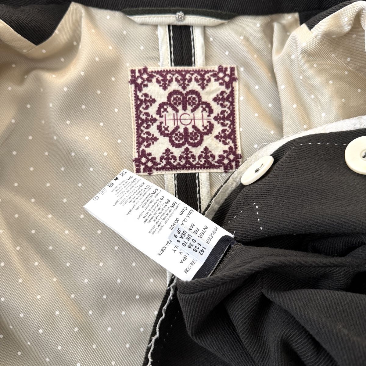 High Giacche: HIGH Everyday Couture Wool Jacket – Nuovo (secondo la descrizione) da Emmen venduto da AVVIIVVA_Store 8