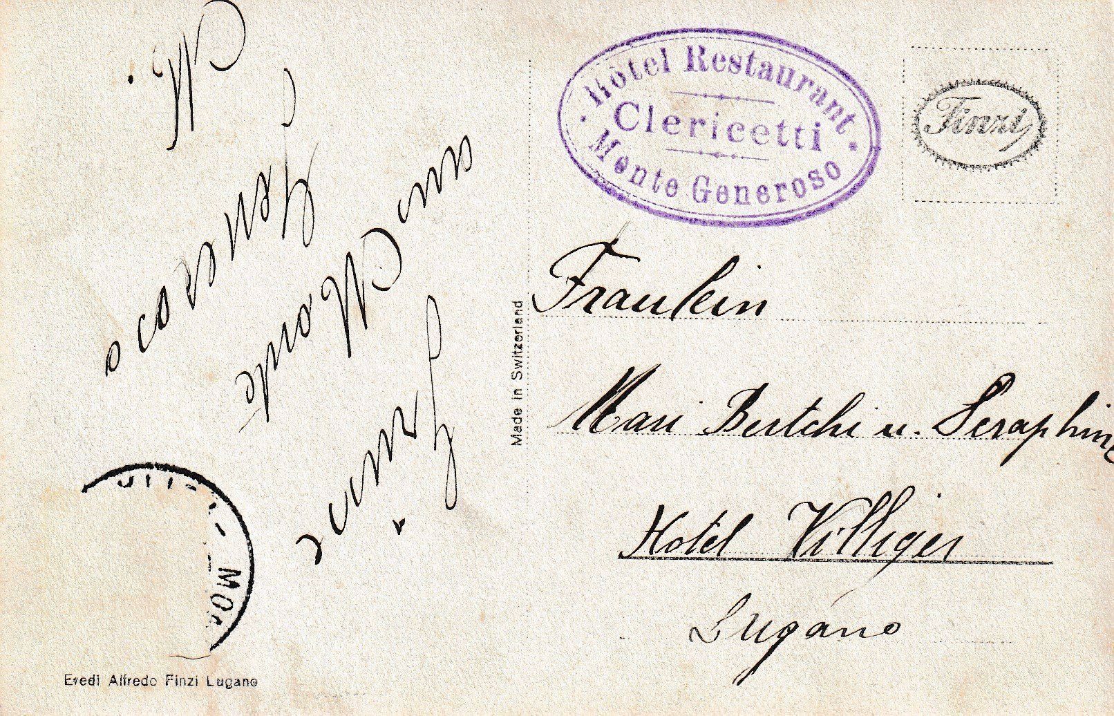 Cartoline postali: AK Monte Generoso gelaufen – Usato da Fribourg venduto da schnalla92 1