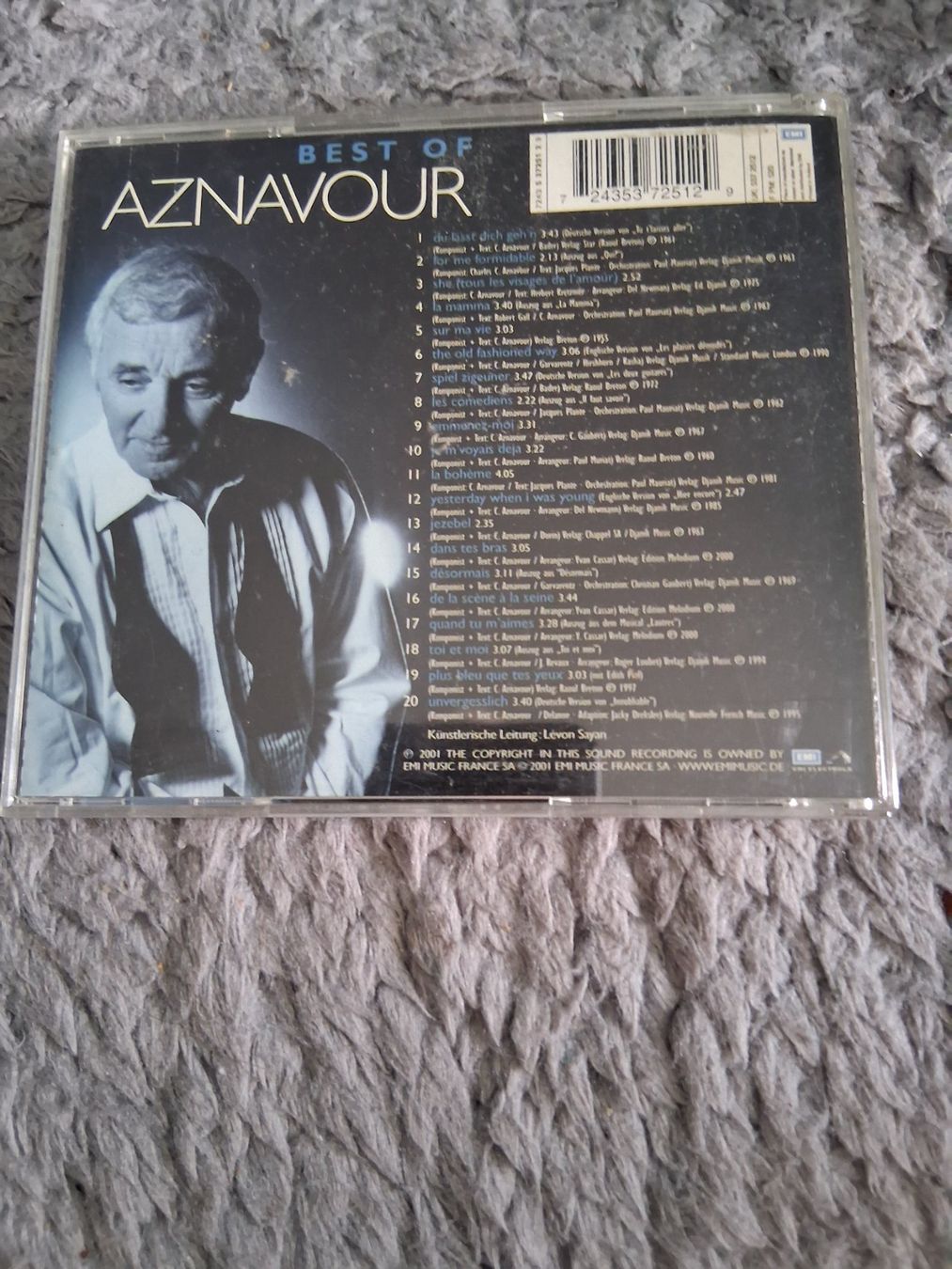 CDs: AZNAVOUR     BEST OF     CD – Gebraucht aus Wetzikon ZH von Ramones01 1