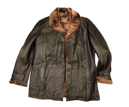 Lederjacke mit australischer Schearling-Wolle
