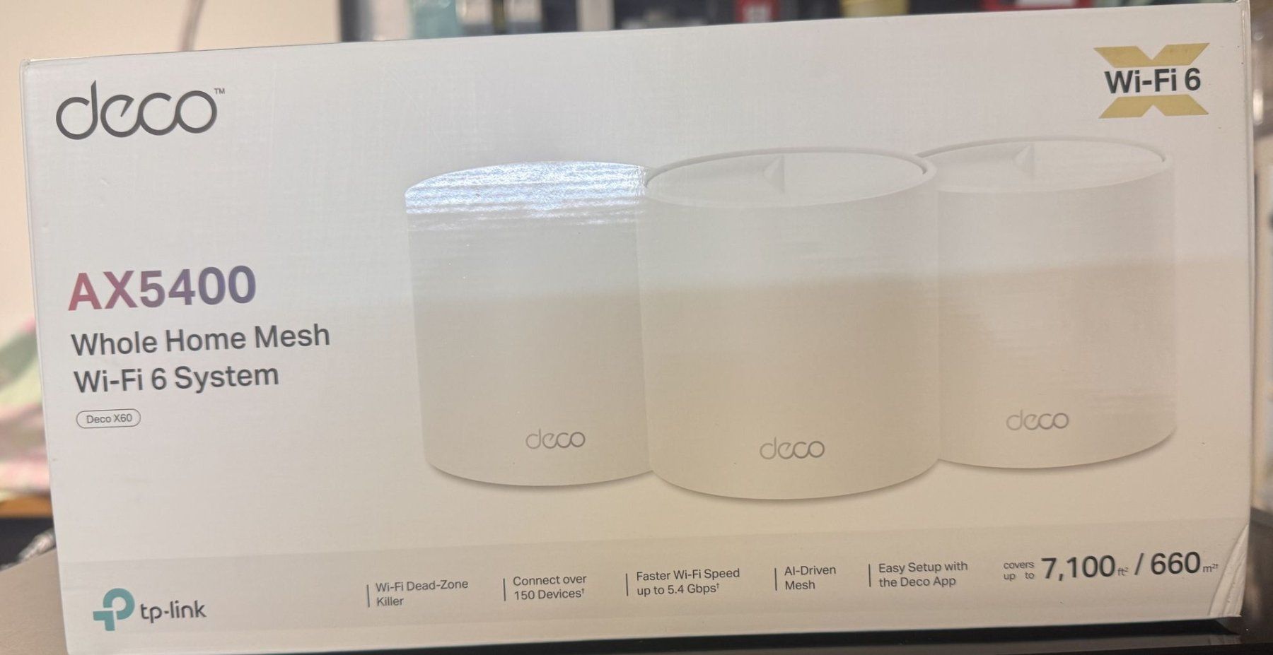 TP-Link Wlan: TP-Link Mesh-System Deco X60 3er Set OVP – Neu (gemäss Beschreibung) aus Roggliswil von wipix