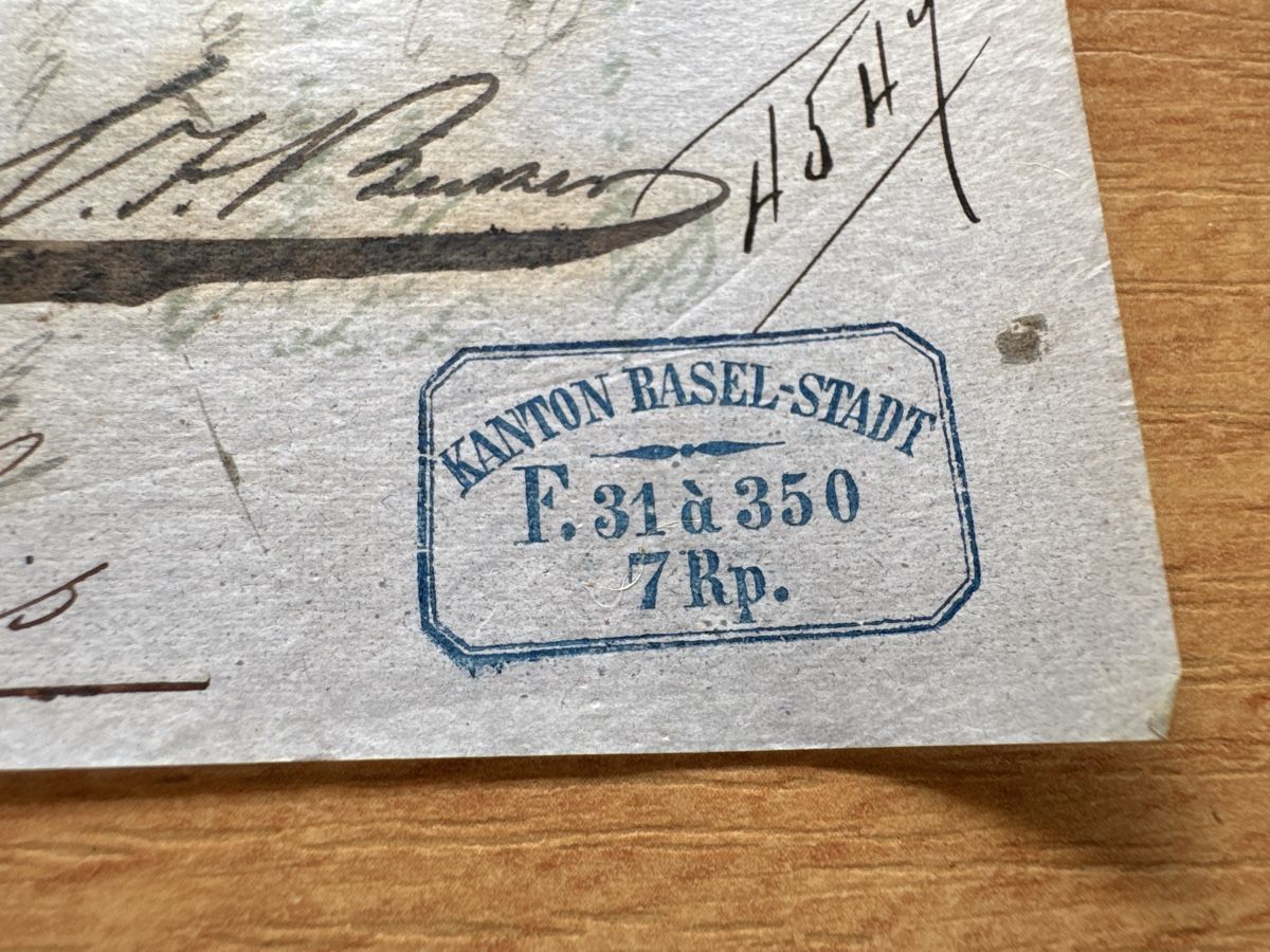 Documenti: Facture Bâle Becker – Usato da GRAND - LANCY venduto da petitpain67 3