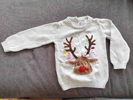 Kinder Pullover Rentier Grösse 98