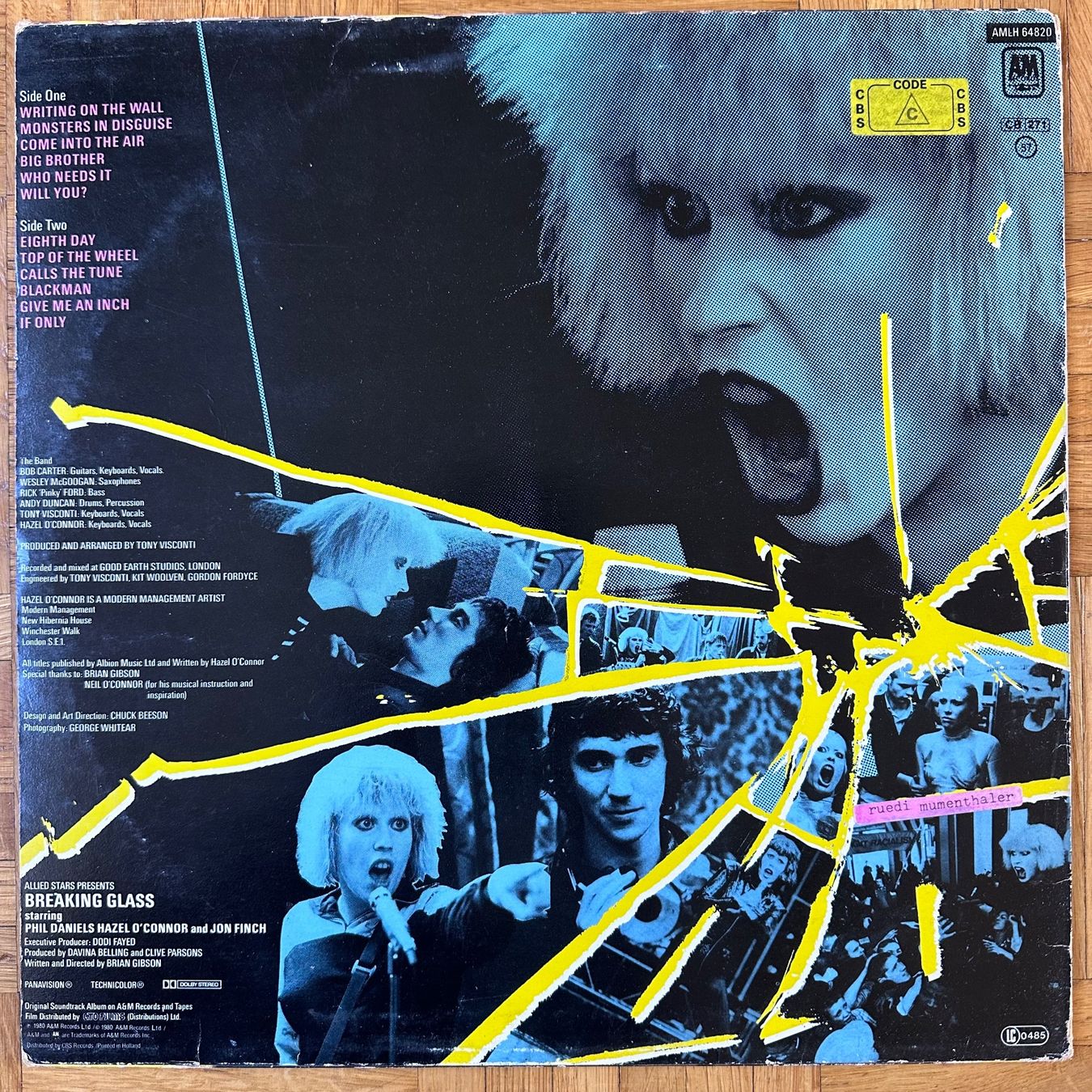 Dischi in vinile: LP - Hazel O'Connor - Breaking Glass – Usato da Breganzona venduto da Onairda75 1