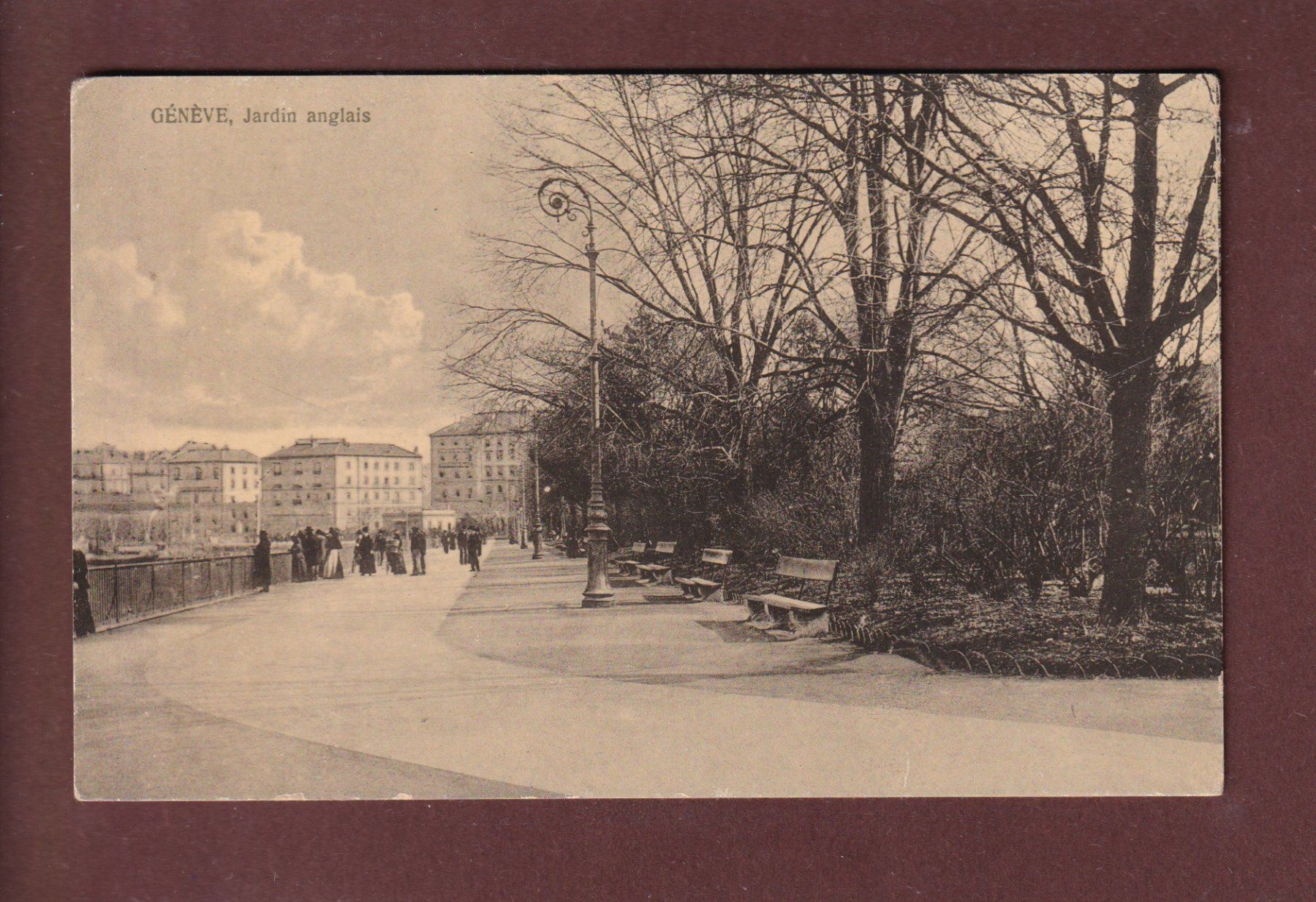 Cartoline postali: GENEVE - Jardin anglais – Usato da Pully venduto da nicecards
