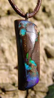 Schmuck Boulder Opal Anhänger ( Neu nicht getragen )