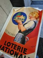 Affiche originale René Vincent 1930 - Loterie