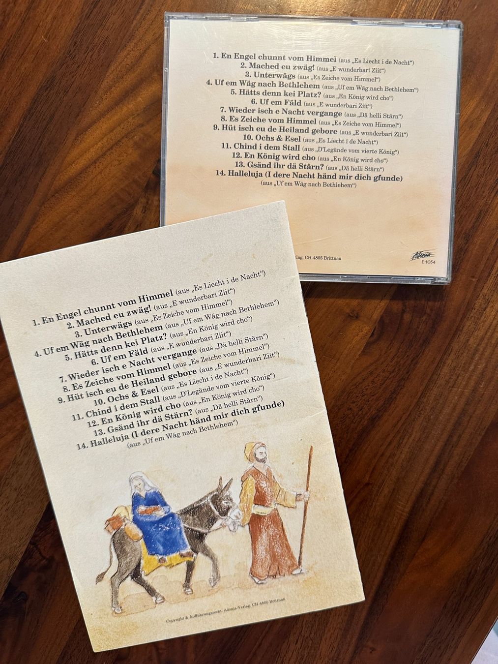 CD: ADONIA - Em Liecht entgäge (CD & Liederheft) – Usato da Endingen venduto da Jilly-Lilly 1