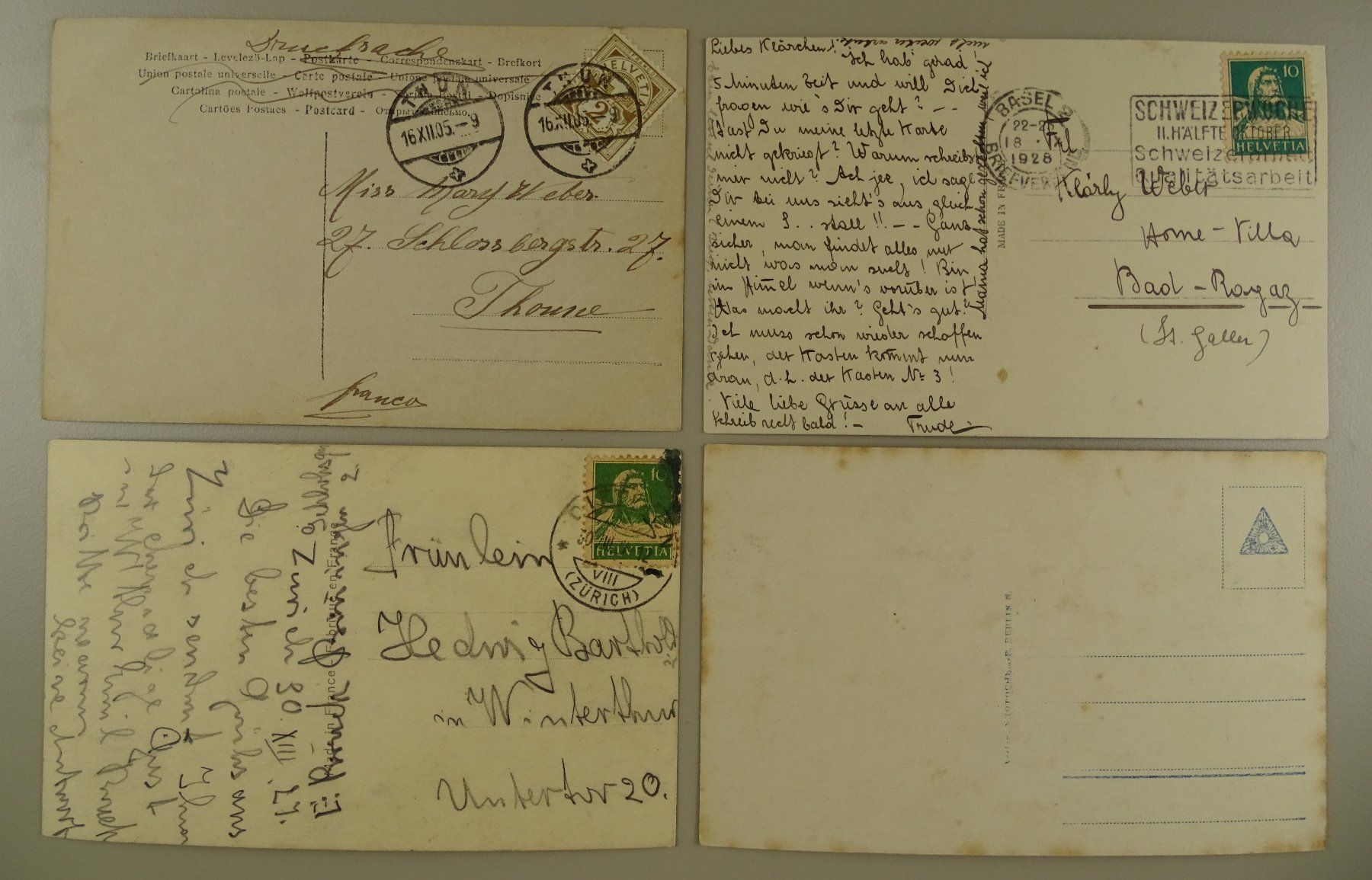 Cartoline postali: FRAUEN, 4 AK – Usato da Grüningen venduto da Kartenlaube 3