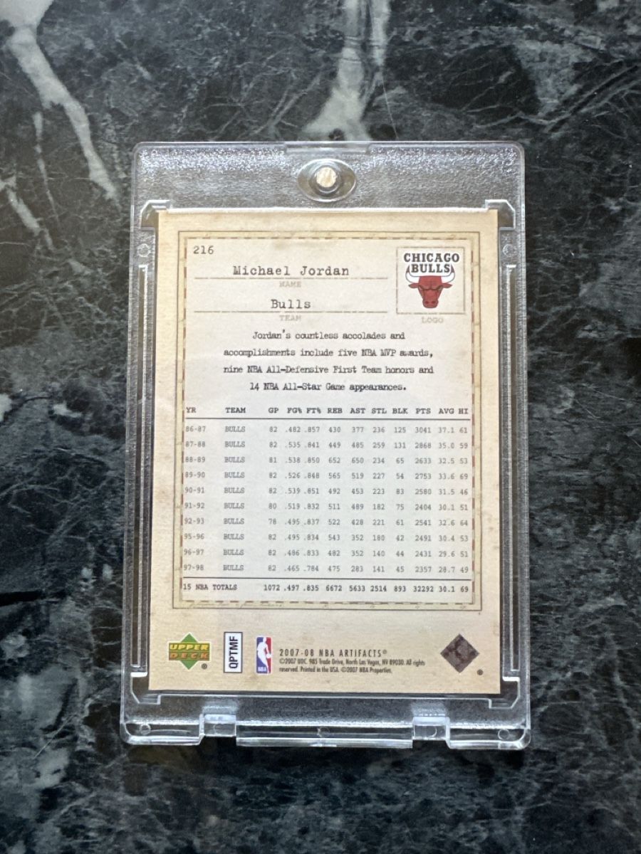 Nba Carte collezionabili: Michael Jordan Chicago Bulls Artifacts Exclusives – Usato da Affoltern am Albis venduto da mr_choppa 1