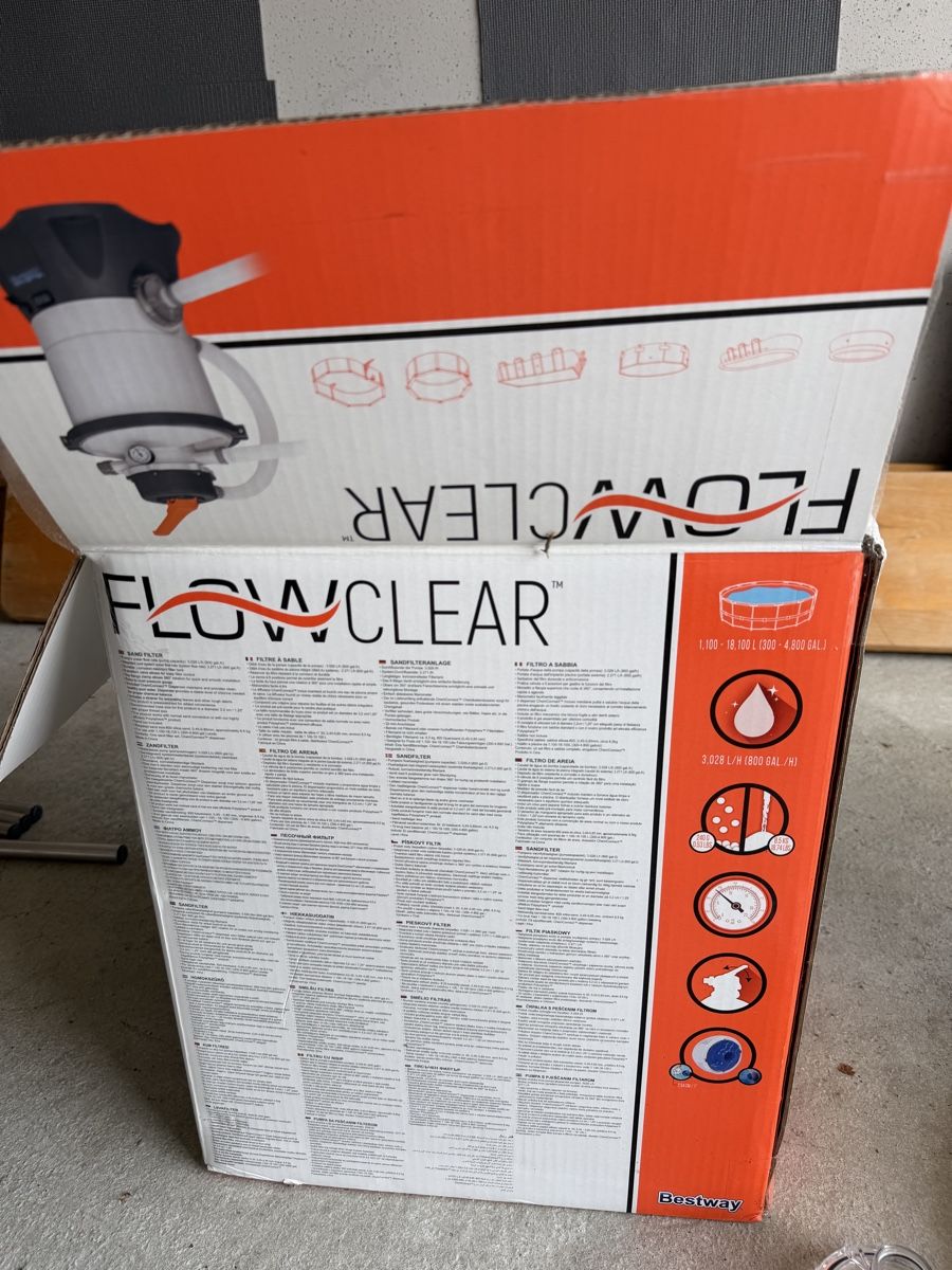 Bestway Schwimmbad-Zubehör: Bestway Flowclear Pool Pumpe Filteranlage 58515  – Gebraucht aus Kaisten von Enjoy1976 3