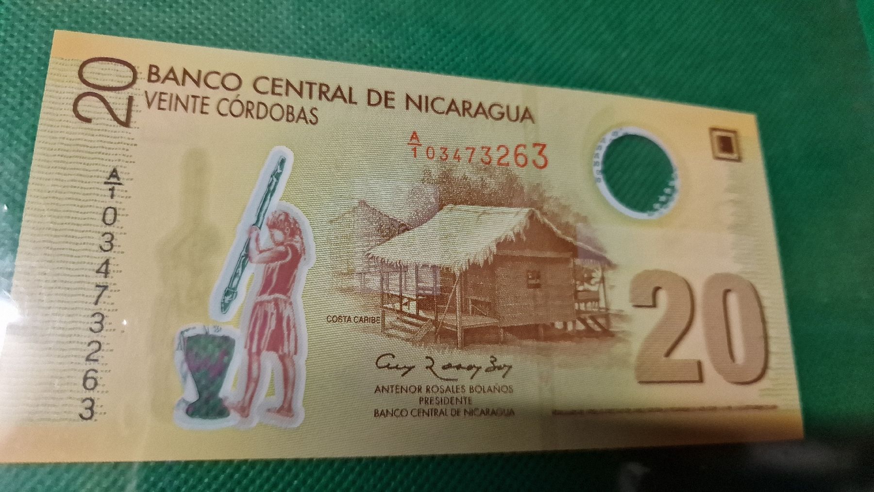 Banconote: Banknote Nicarágua 2007 NEU – Nuovo e nell'imballaggio originale da Herisau venduto da Antiques.AR