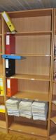 Zürich: Regal Holz 6 Ordnerhöhen Breite 80cm insges. 5 Stück