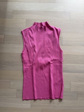Pinkes Rollkragen Top