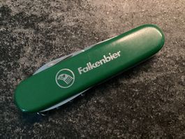 Das grüne Victorinox Sackmesser "FALKENBIER“ Schaffhausen