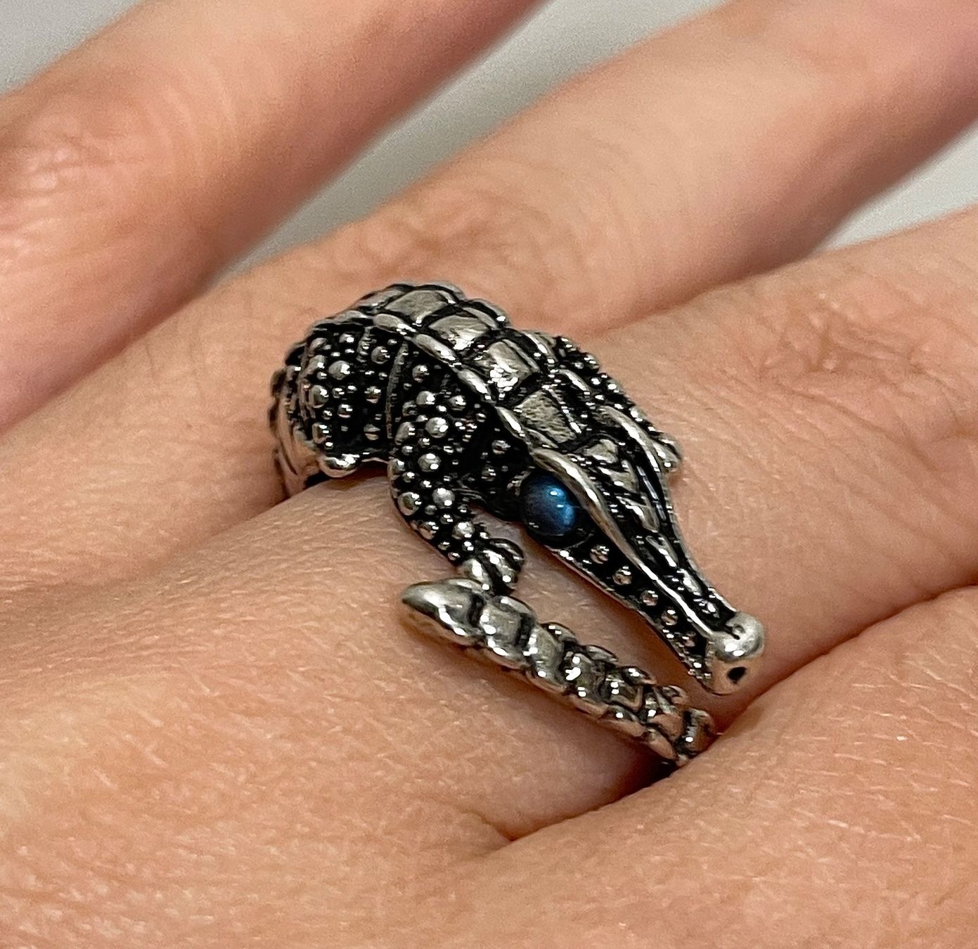Anelli: Design-Ring mit blauem Mondstein aus Pakistan – Nuovo e nell'imballaggio originale da Schiers venduto da sisikristall 1