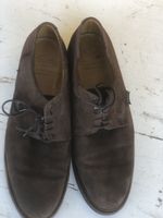 Paraboot Derbys aus Suede / Rauleder Braun – Gr. 41