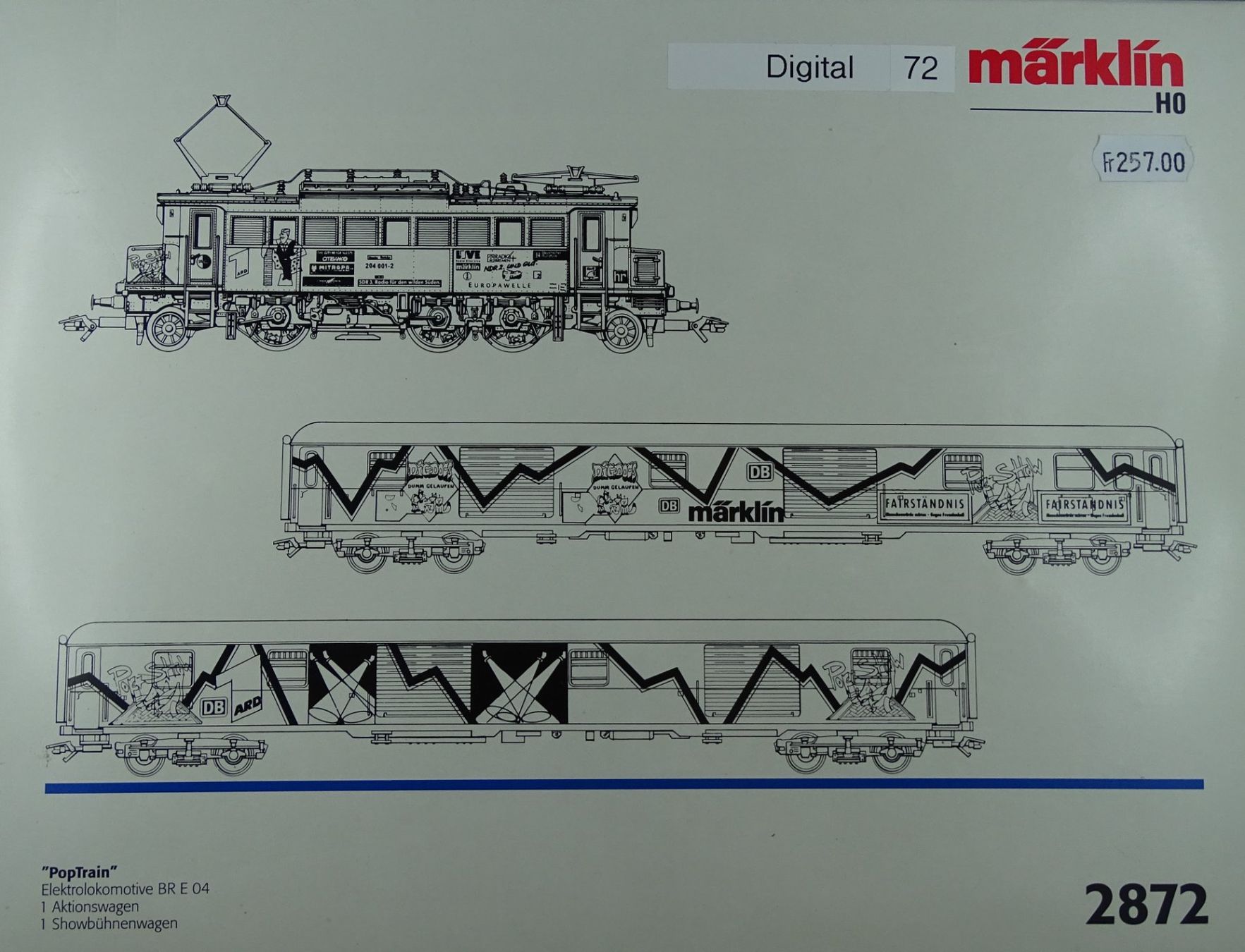 Märklin Modellini di ferrovie: Märklin HO-Wechselstrom Zug-Set / Digital – Usato da Melchnau venduto da Lhofer