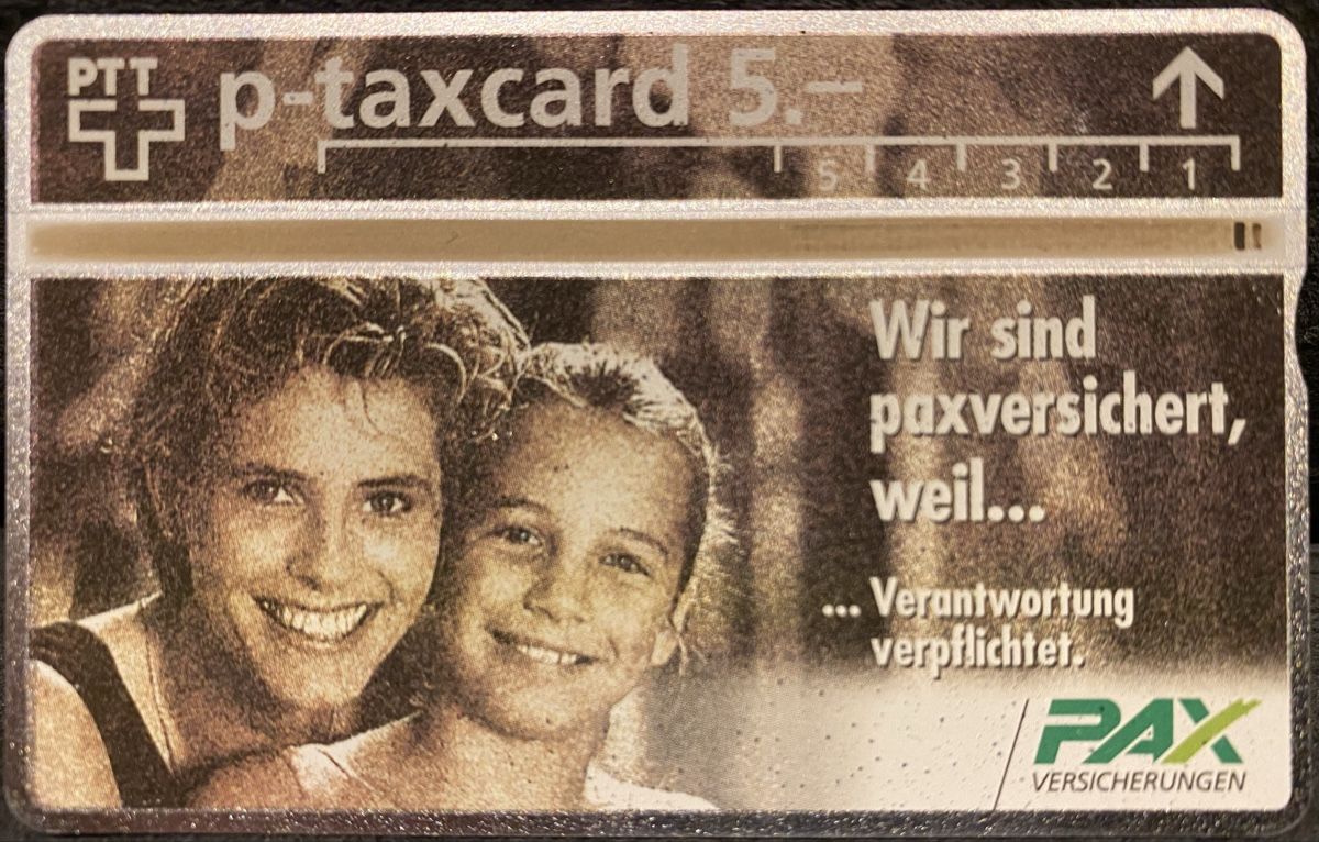 Schede telefoniche: P-taxcard – Usato da Lausanne venduto da babacard10