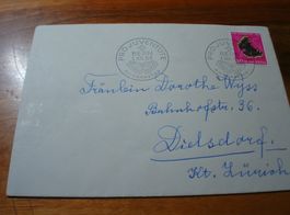 Gelaufener FDC Pro Juventute 1953, 20 Rp Marke
