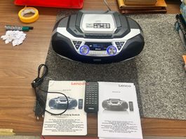 LencoSCD-720SI – Radio, FM, DAB+, CD, Kassette, Netz-, Batte