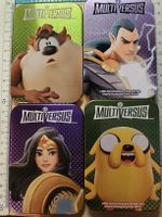 2x Multiversus Sammelboxen Alu, McDonald's, Taz, DC, Jake