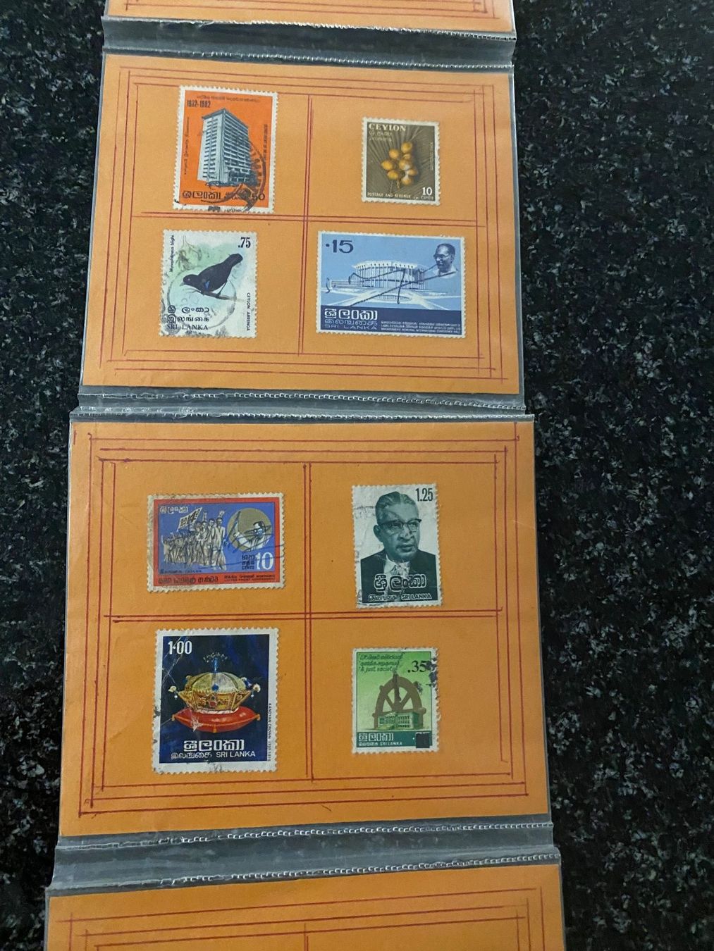Tutti i francobolli: Kleine Briefmarken-Sammlung Sri Lanka – Usato da Bätterkinden venduto da Albera 2