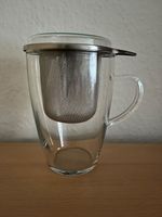 Bohemia Tee Set Teetasse Sieb Glas Deckel Neupr. 55,- CHF