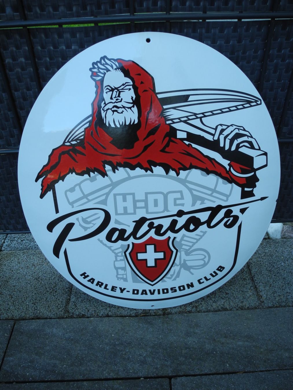 Harley-Davidson Schilder: HARLEY DAVIDSON PATRIOTS – Gebraucht aus Reinach AG von Huckleberrysix 4