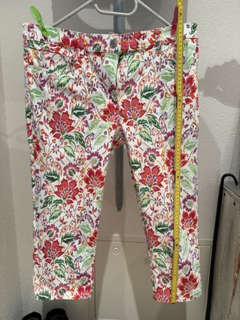 Zerres Comfort-S Sommerhose, Grösse 46, Blumenmuster Top