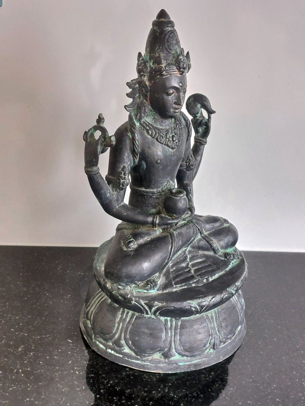 Statuette: SHIVA Bronze Hohlguss Figur – Usato da St. Gallen venduto da Aerodoc2