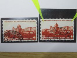 Abart Pro Patria B 21 gelber Himmel sehr schwach