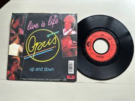 OPUS live is life der Super Kult Hit tolle Single 80's Top