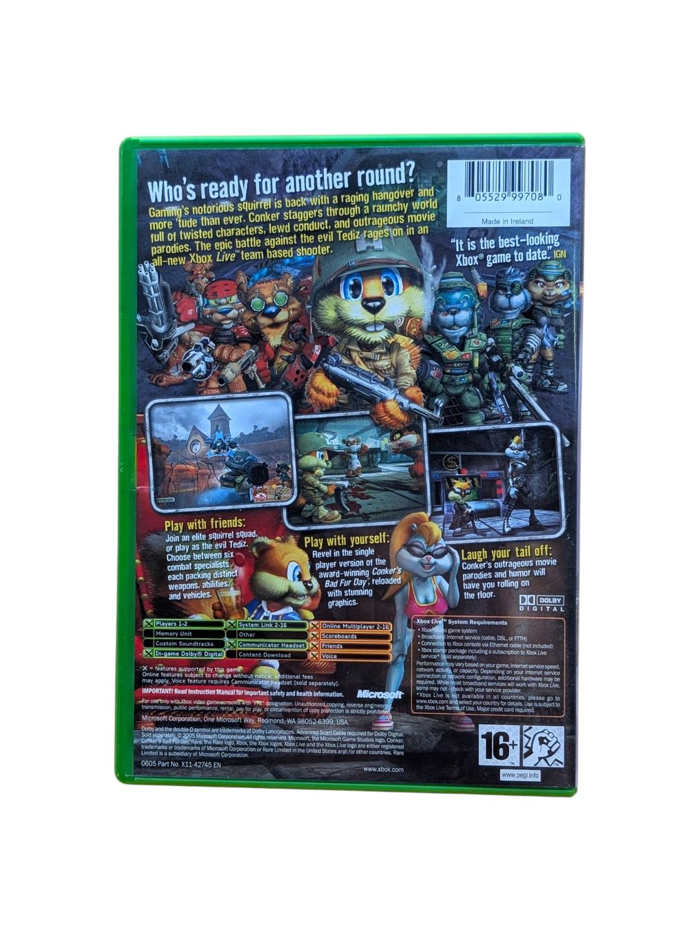 Microsoft Jeux: Conker Live & Reloaded Xbox Classic – D'occasion à Domat/Ems par IsseldorsShop 1