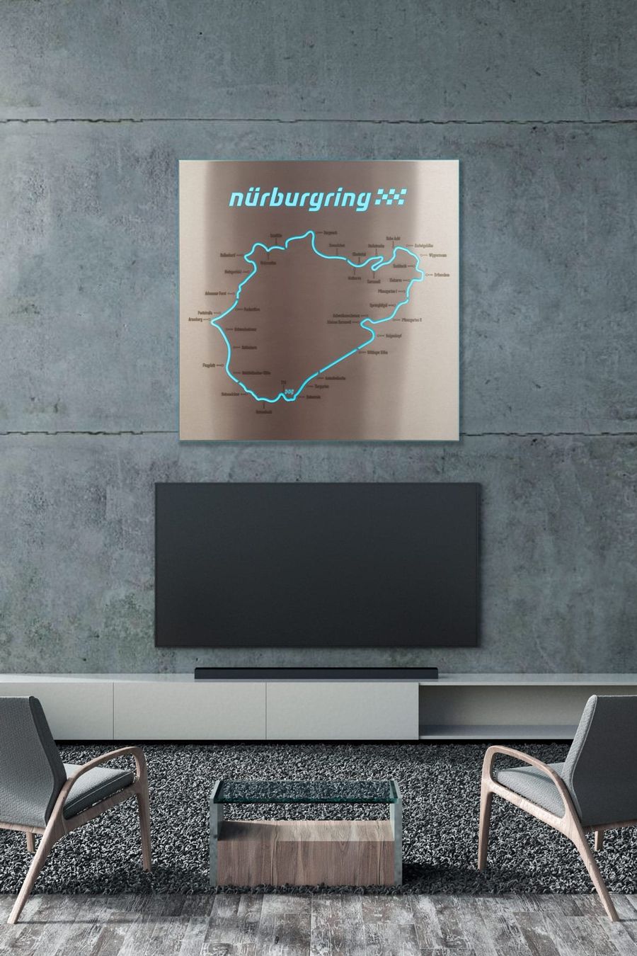 Alle Dekorationen: Leuchtkasten Nordschleife – Gebraucht aus Sumiswald von Stfelzen