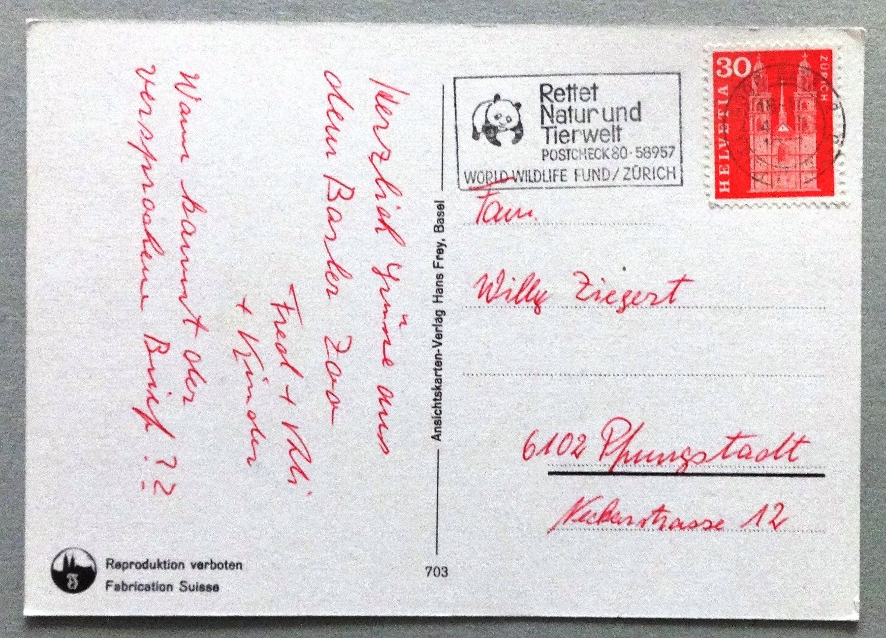 Cartes postales: Gruss aus Basel – D'occasion à Fétigny par Billy2miny 1