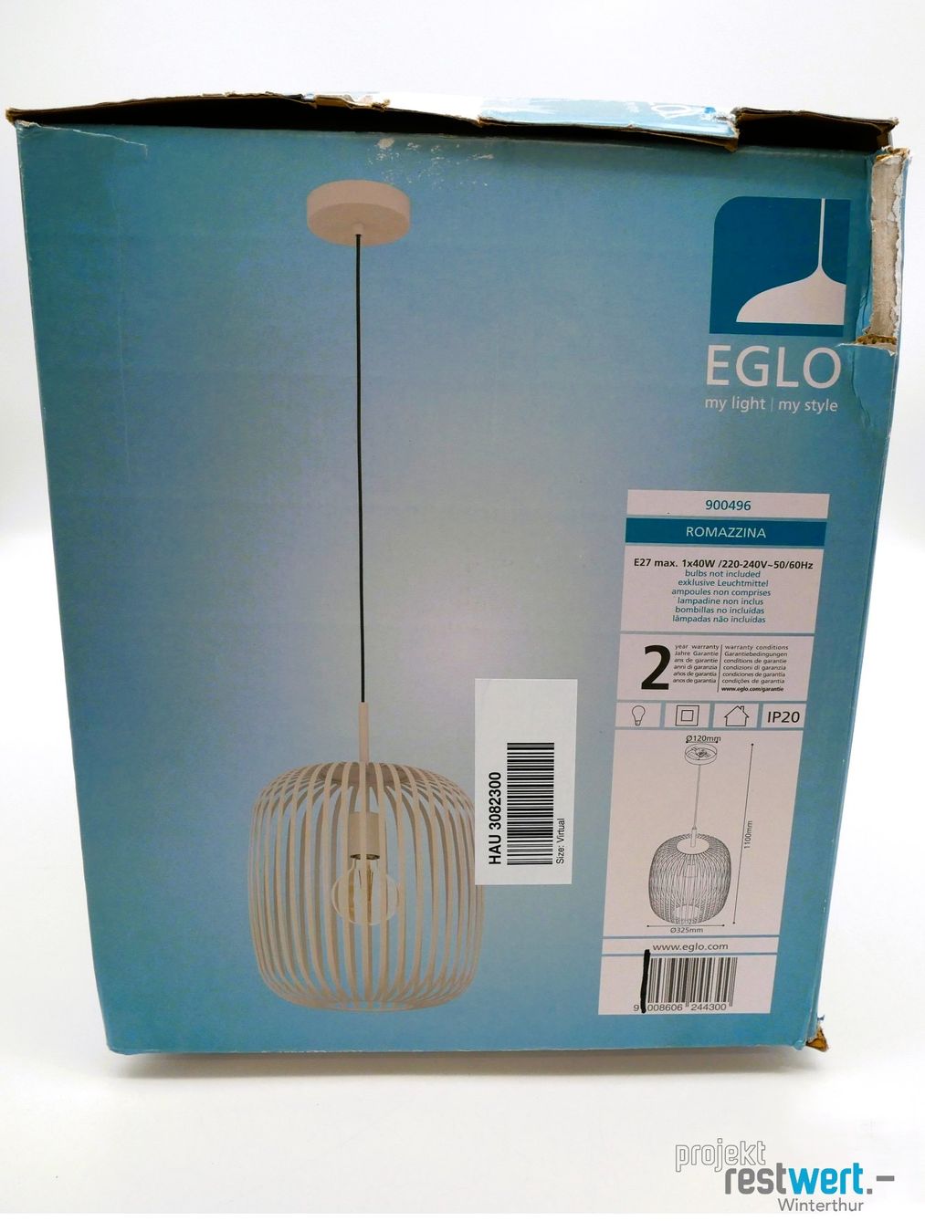 Eglo Kronleuchter & Deckenlampen: EGLO Pendelleuchte Romazzina – Neu (gemäss Beschreibung) aus Winterthur von Restwert_Winterthur 4