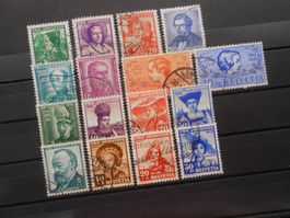 CH Z  PJ  1935/37/39/40  CHF 73  Lot 660