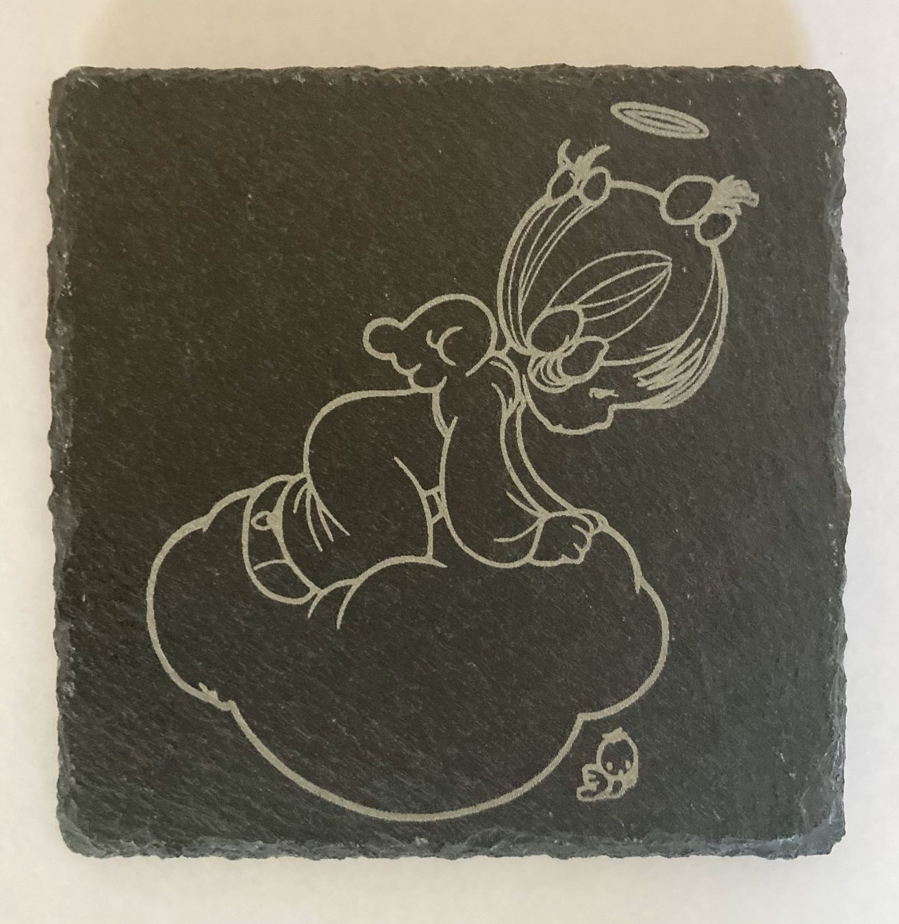 Sottobicchieri: Untersetzer-Set Engel – Nuovo e nell'imballaggio originale da Trimmis venduto da Laserart_FN 1