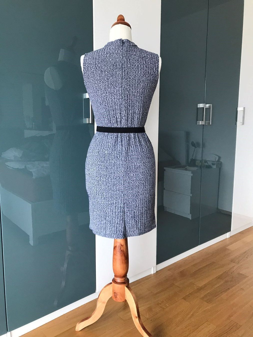 Vestiti: Elastisch Strickkleid 38 M blau und – Usato da Dübendorf venduto da Levintreyer 2