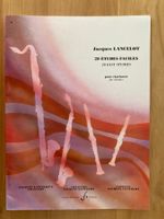 Jacques Lancelot  20 Etudes  pour clarinette Notenheft