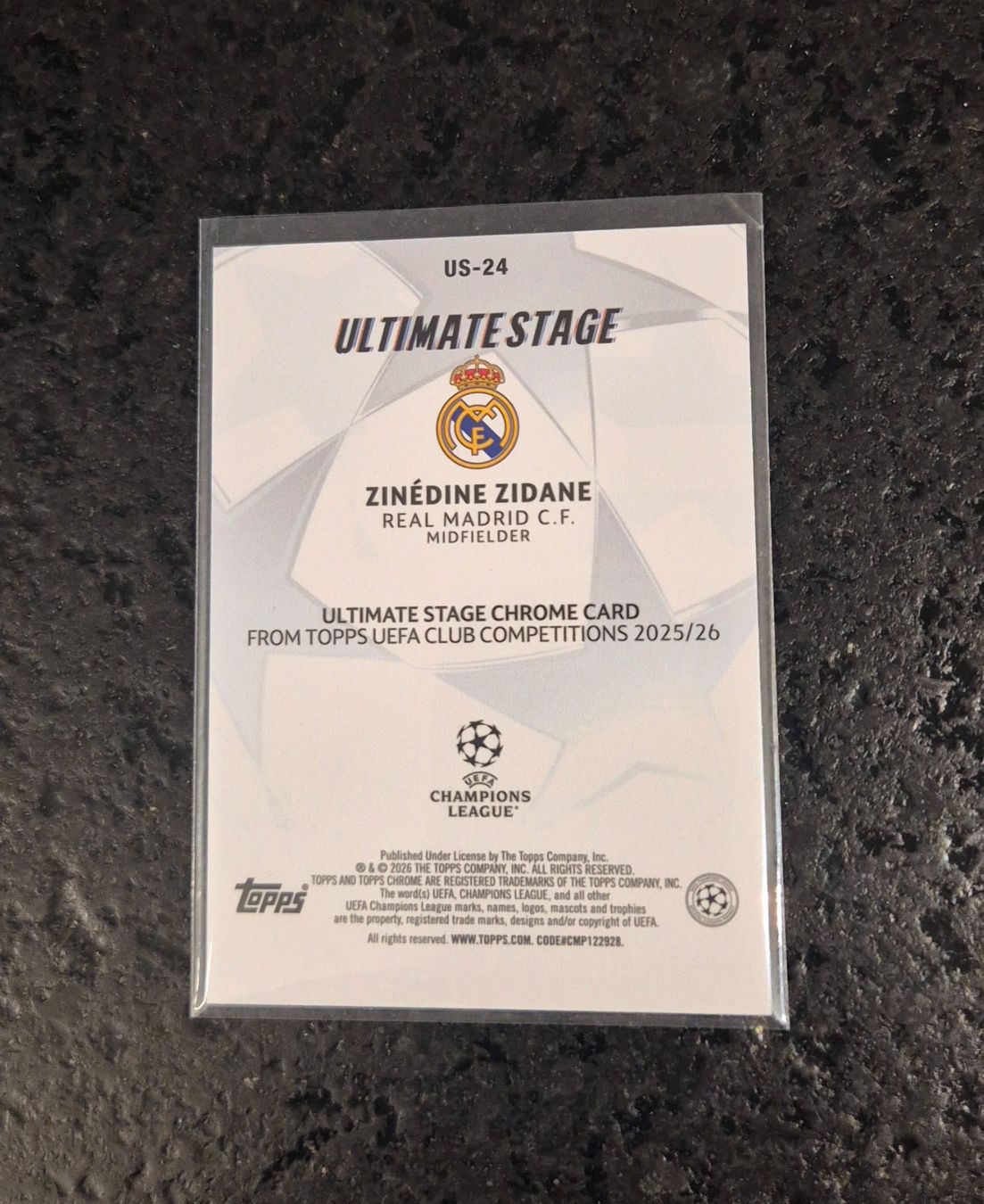 Topps Carte collezionabili: Zinedine Zidane - Real Madrid - Topps – Nuovo (secondo la descrizione) da Burg AG venduto da Danoe 1