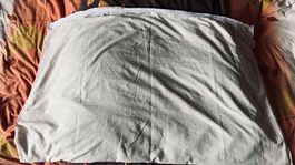 Kissenschoner 65x100 cm mit Reisssverschluss creme
