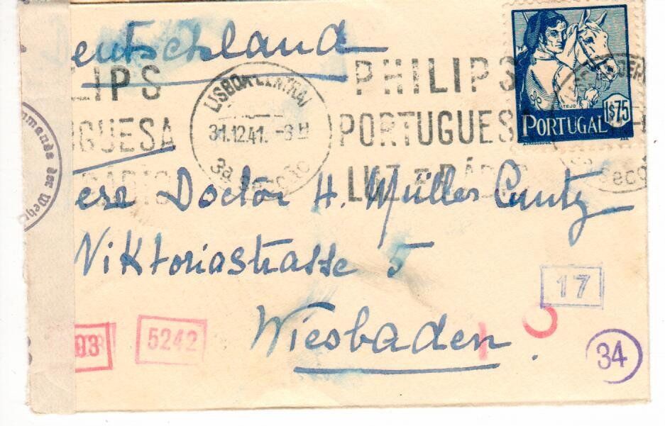 Tutti i francobolli: Kleinbrief - Zensur - Portugal – Usato da Wolhusen venduto da Curver9
