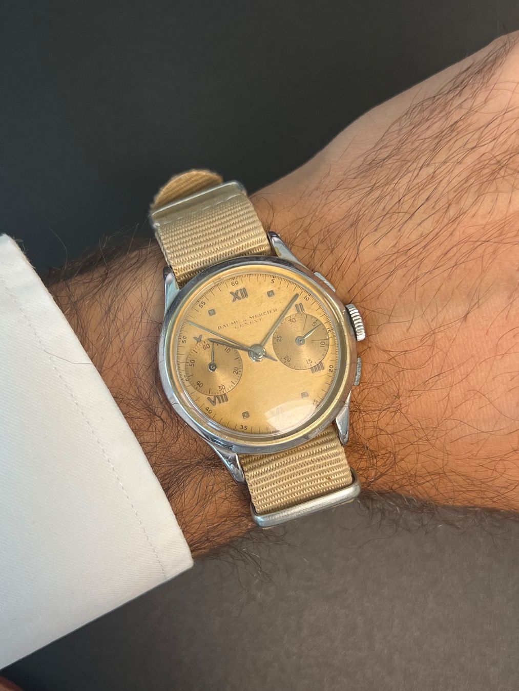 Baume & Mercier Orologi: Vintage Chronograph Baume & Mercier – Usato da Genève venduto da DreamZ7