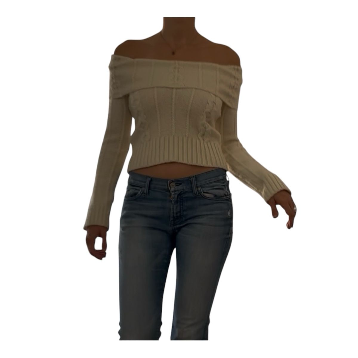 Miss Sixty Maglioni & Felpe: Vintage y2k Miss Sixty off-shoulder Pullover – Usato da Zürich venduto da Liaisa 3