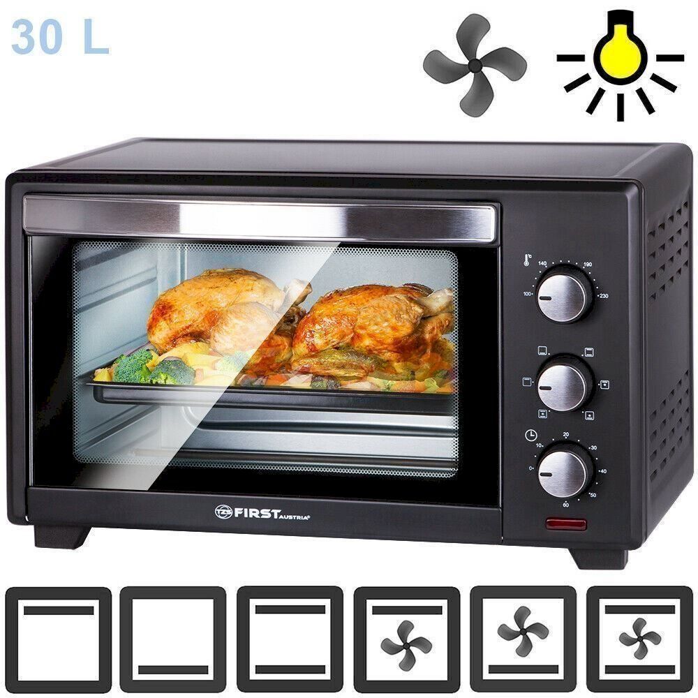 Backöfen: TZS First Austria 1600 W Mini Backofen – Neu und originalverpackt aus Bottighofen von zaap 1