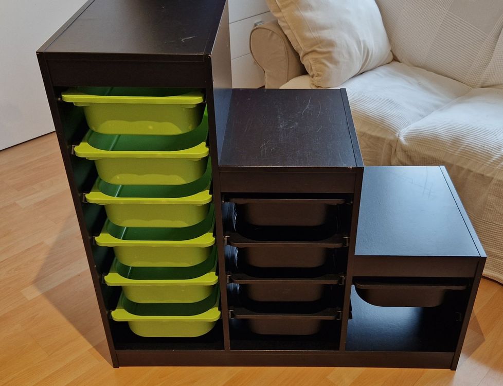 Trofast Schwarz inkl Boxen | Kaufen auf Ricardo