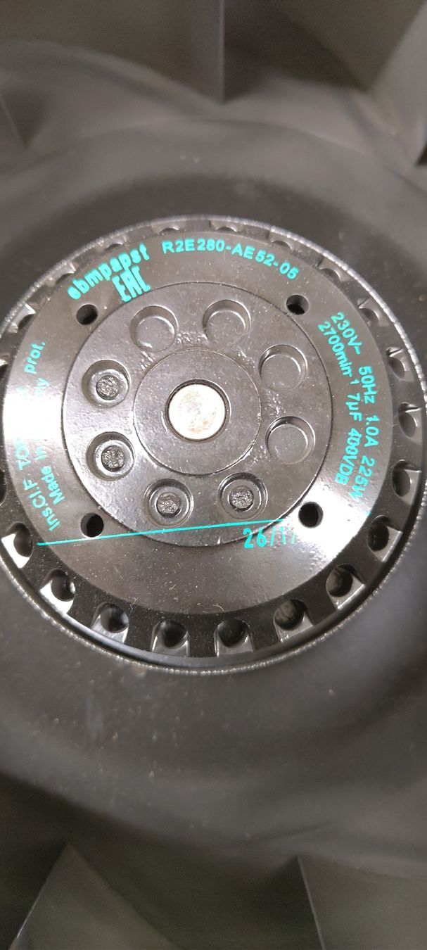 Ventilatori: Ventilator EBM Papst R2E280-AE52-05 – Usato da Lömmenschwil venduto da driver09 1